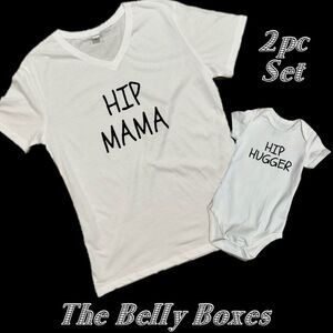 New Hip hugger Infant Bodysuit, matching family shirts, mom & baby t shirt,
